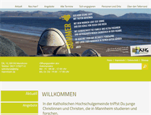 Tablet Screenshot of khg-mannheim.de